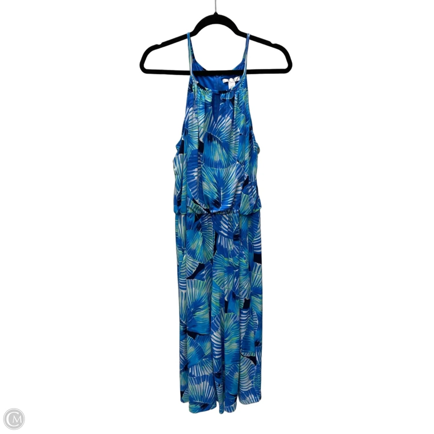 Jumpsuit By London Times In Floral Print, Size: Xl