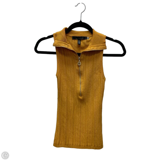 Top Sleeveless By White House Black Market In Yellow, Size: Xs