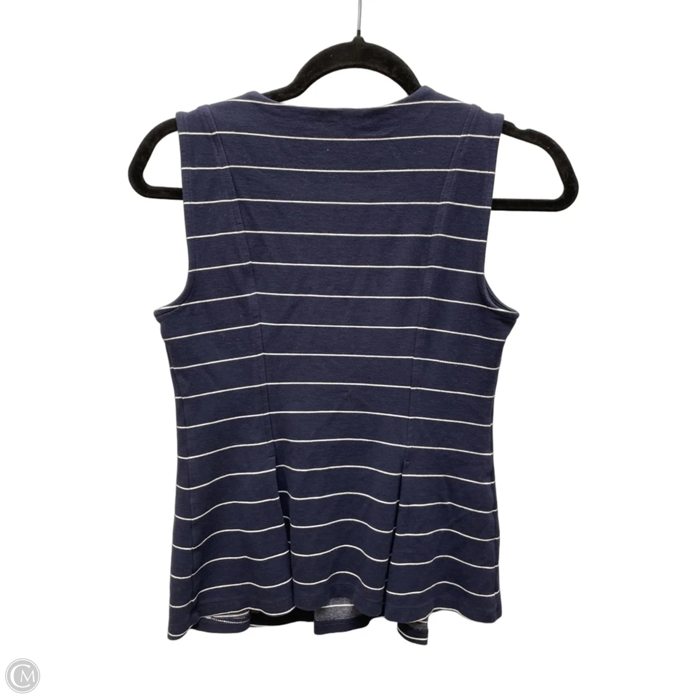 Top Sleeveless By Ann Taylor In Striped Pattern, Size: Xs