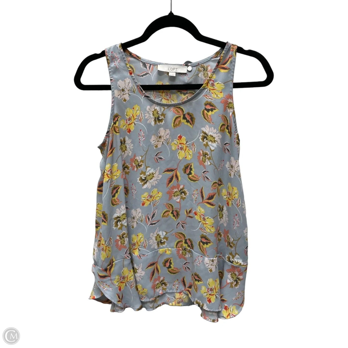 Blouse Sleeveless By Loft In Floral Print, Size: Xs
