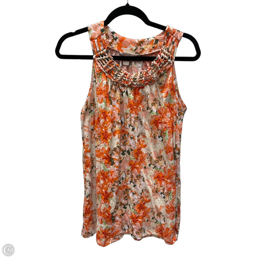 Top Sleeveless By White Stag In Floral Print, Size: L