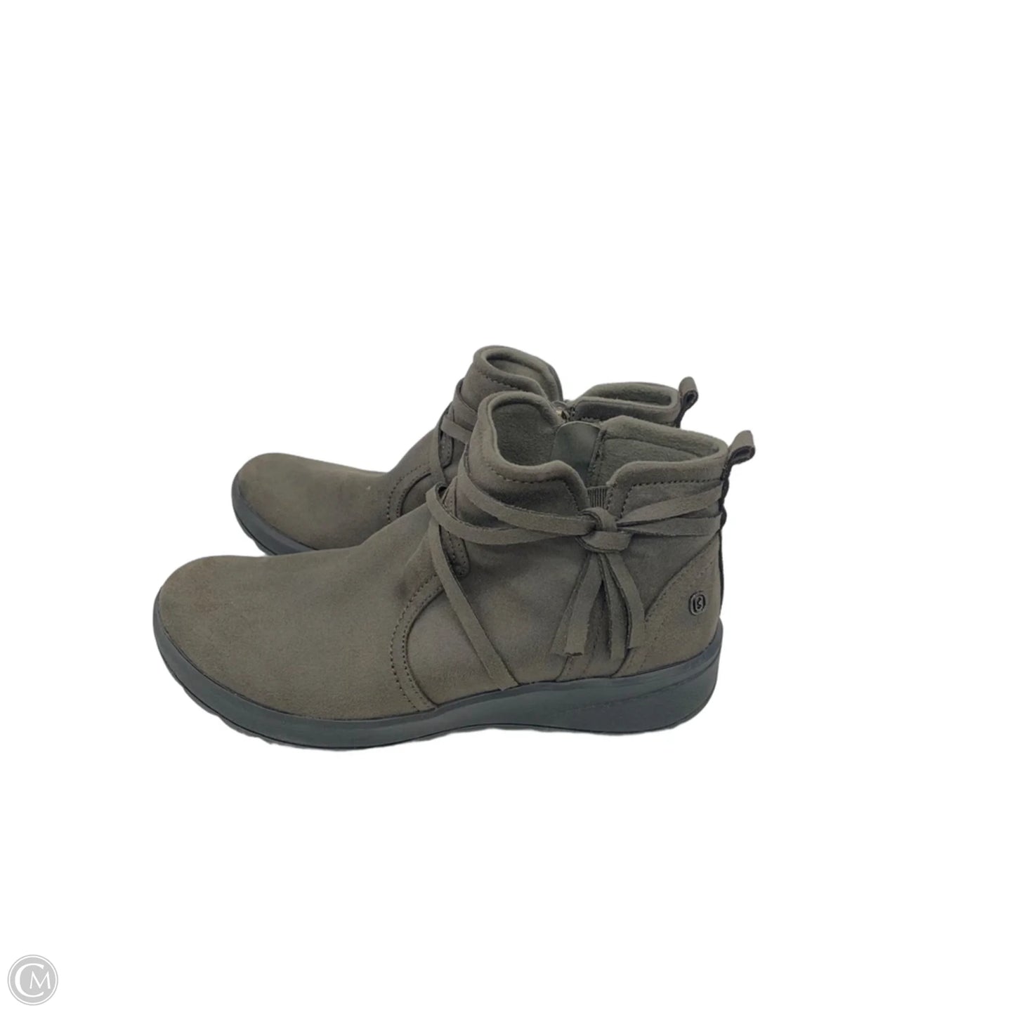 Boots Ankle Flats By Bzees In Brown, Size: 9.5