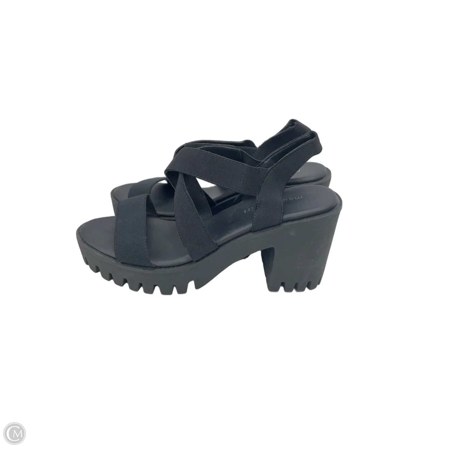 Sandals Heels Block By Madden Girl In Black, Size: 9