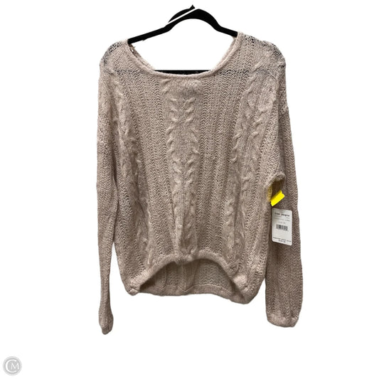 Sweater By Free People In Tan, Size: Xs