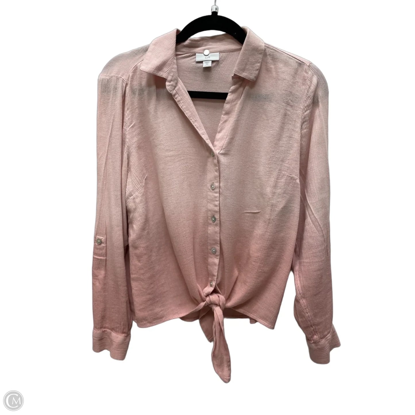 Top Long Sleeve By J. Jill In Pink, Size: Xs