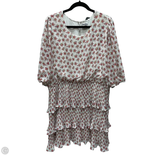 Dress Casual Short By Arula In Floral Print, Size: 3x