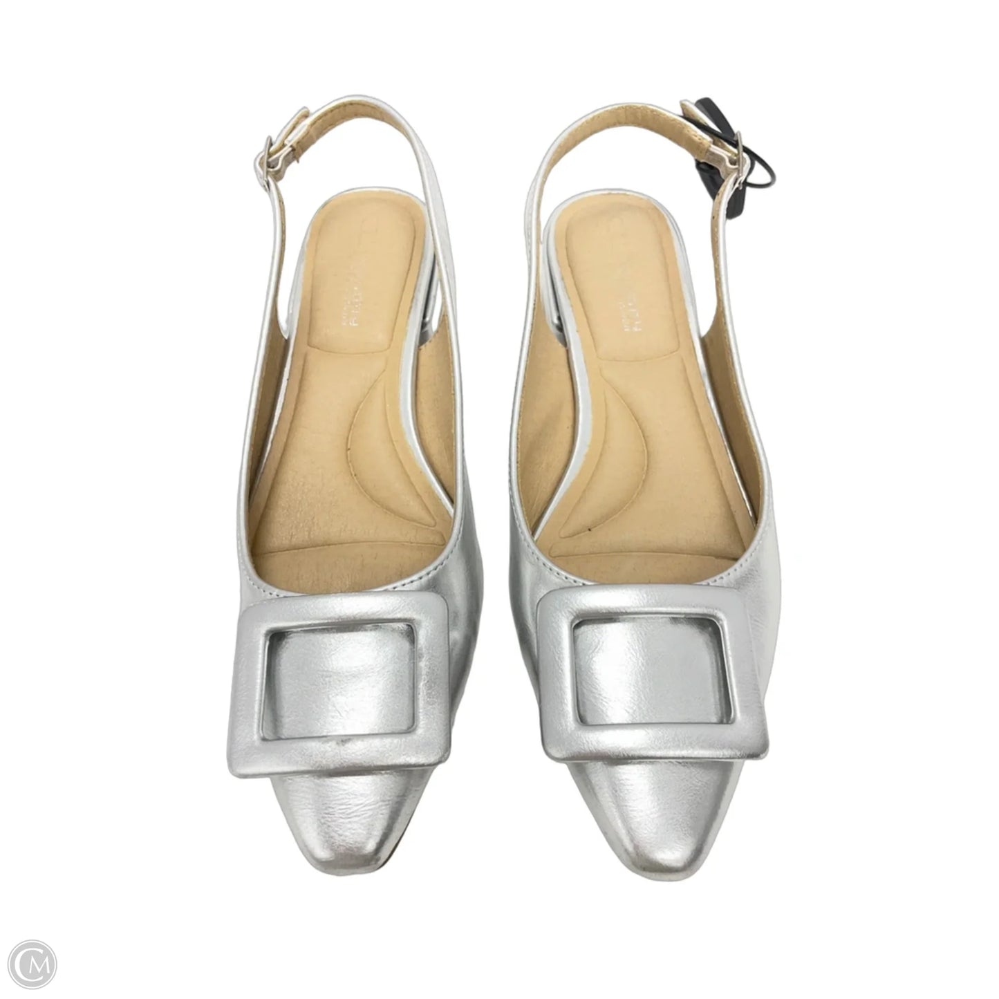 Shoes Heels Block By Chinese Laundry In Silver, Size: 6.5