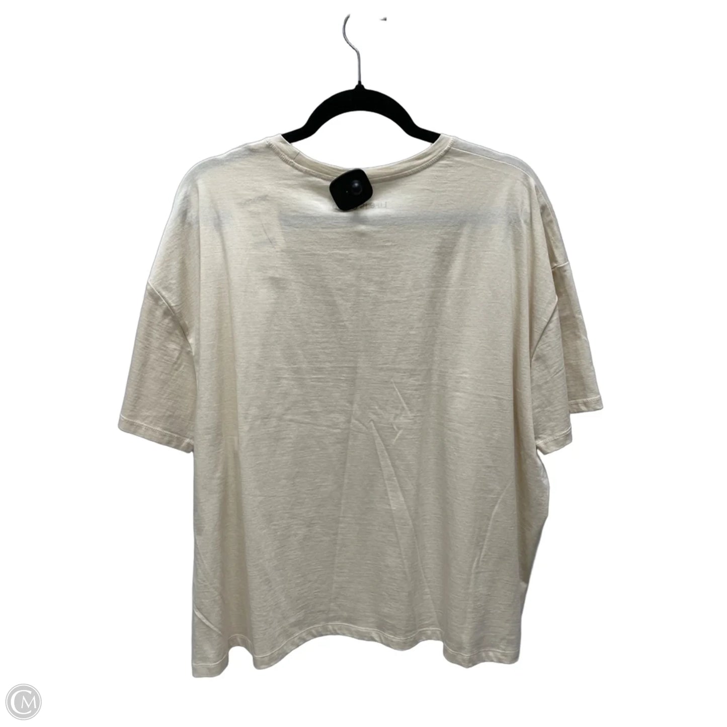 Top Short Sleeve Basic By Life Is Good In Beige, Size: 2x
