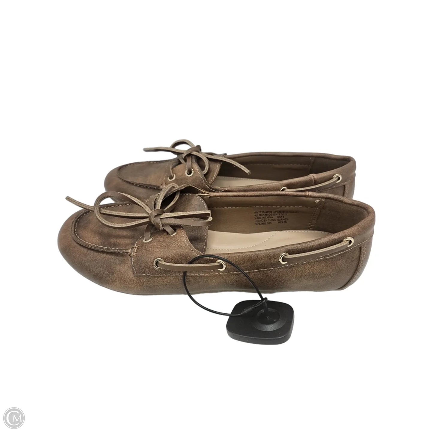 Shoes Flats By Time And Tru In Brown, Size: 9