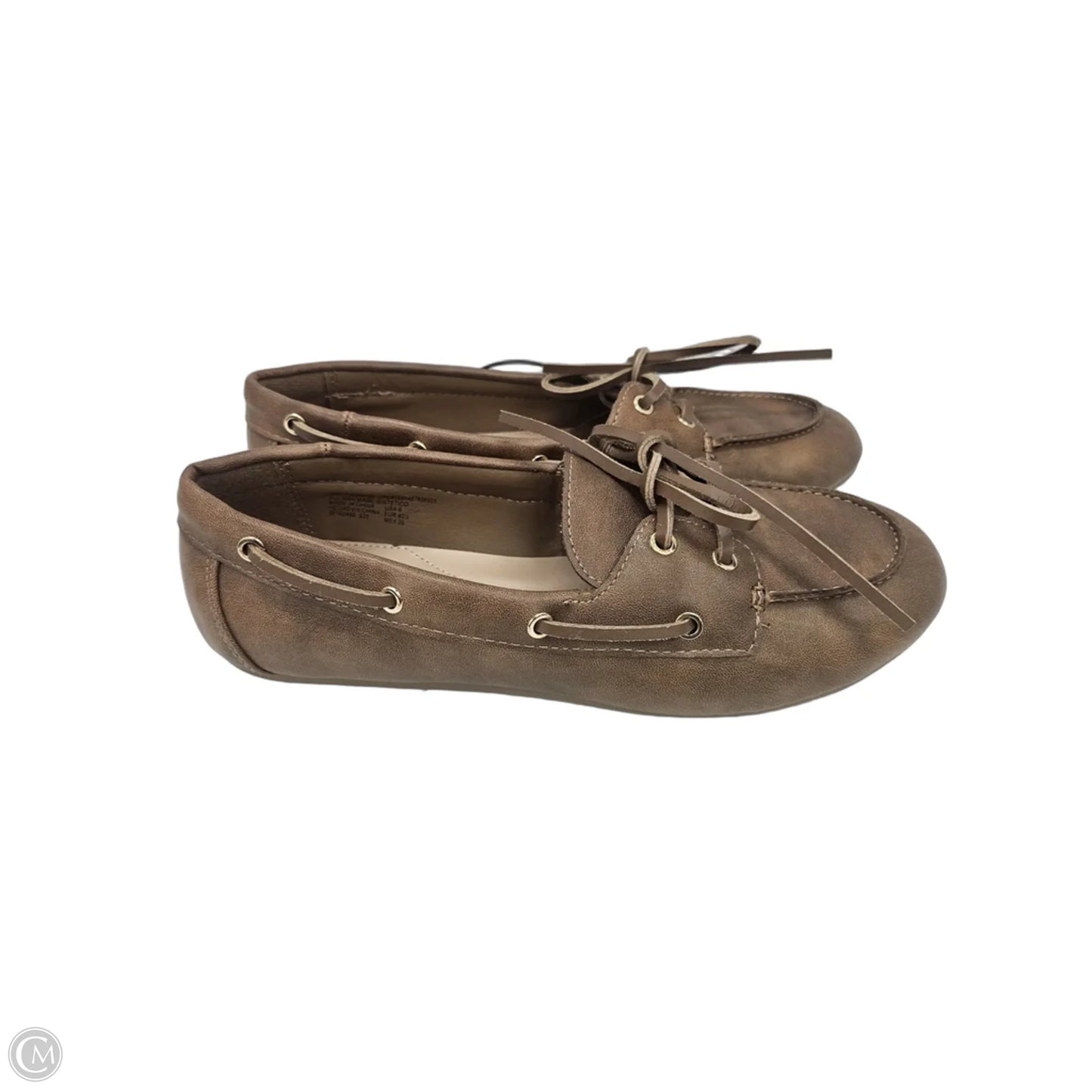 Shoes Flats By Time And Tru In Brown, Size: 9