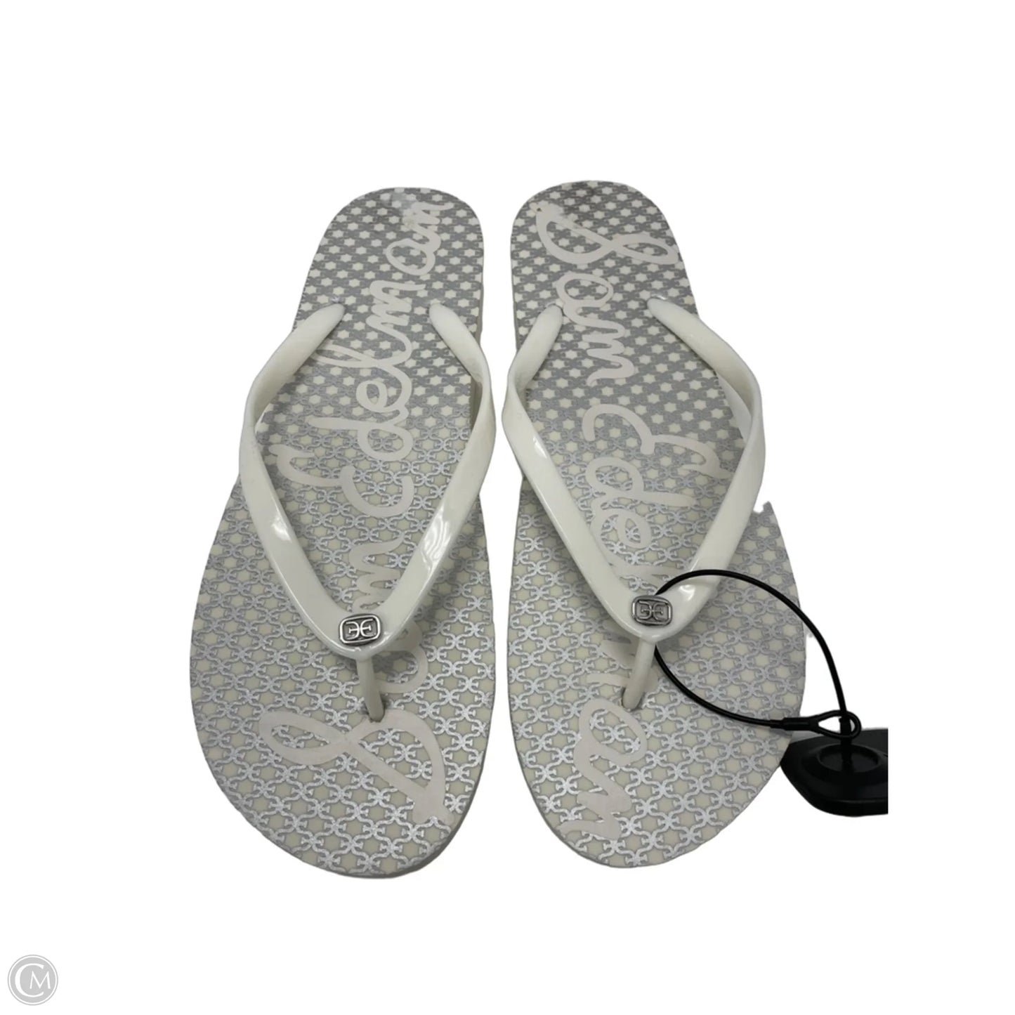 Sandals Flip Flops By Sam Edelman In White, Size: 9