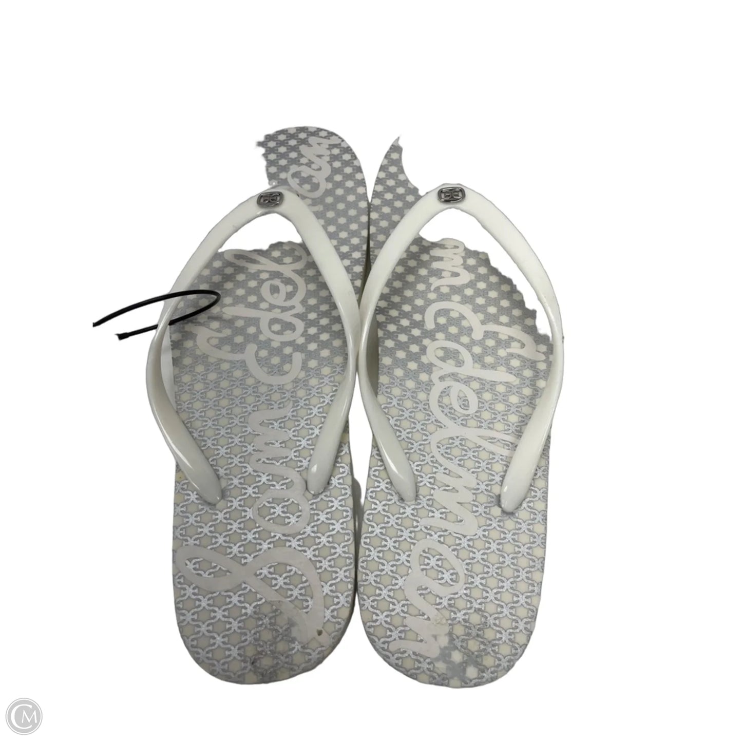 Sandals Flip Flops By Sam Edelman In White, Size: 9