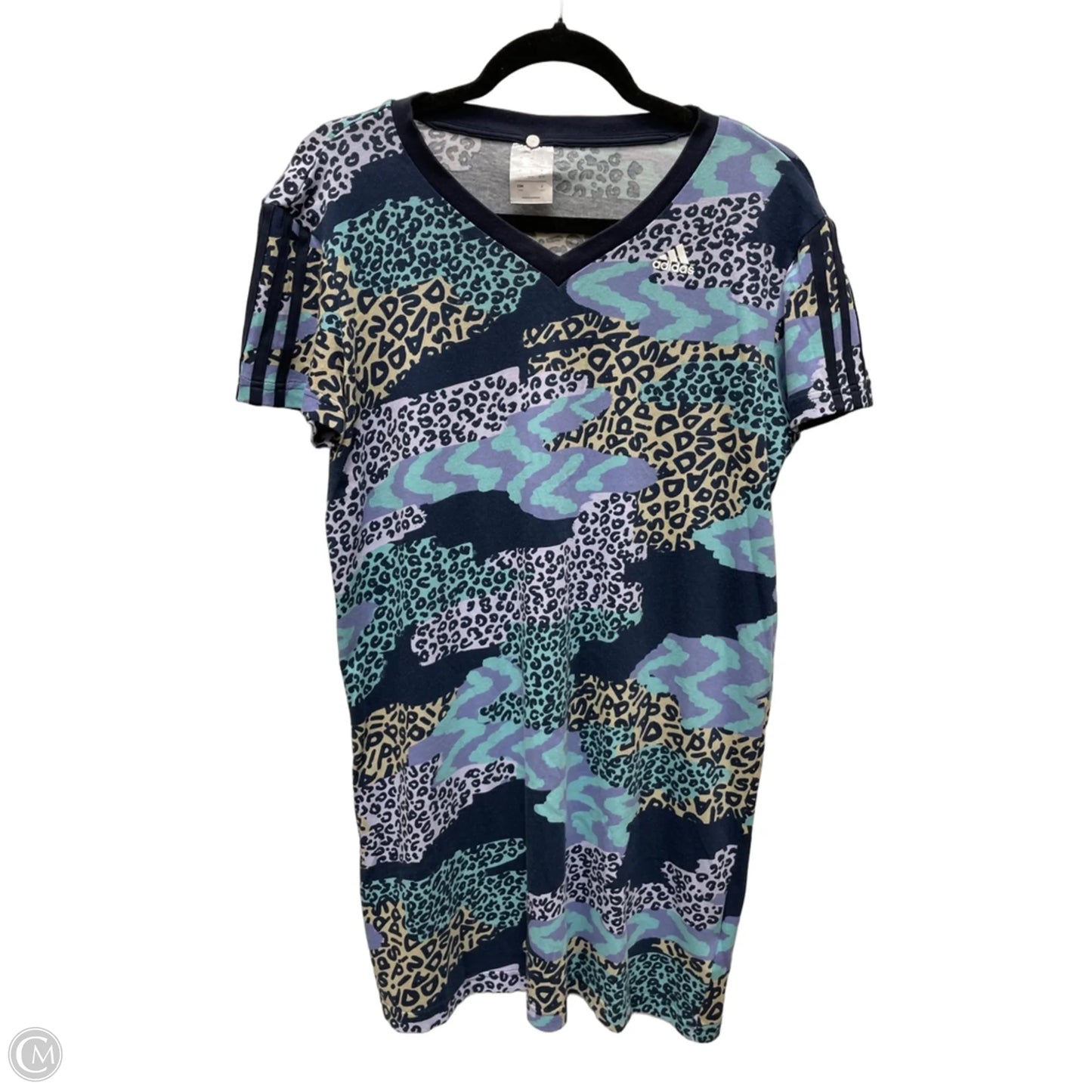 Dress Casual Short By Adidas In Animal Print, Size: M