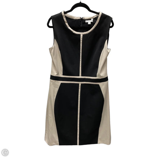 Dress Work By New York And Co In Black & Tan, Size: 1x