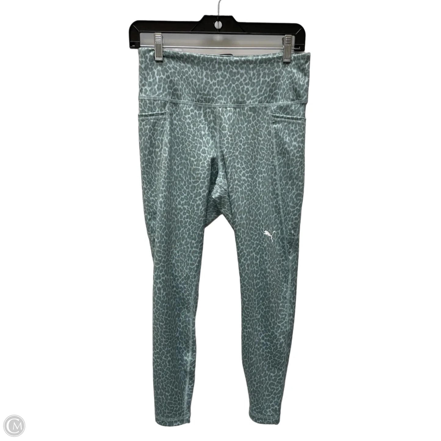 Athletic Leggings By Puma In Animal Print, Size: M