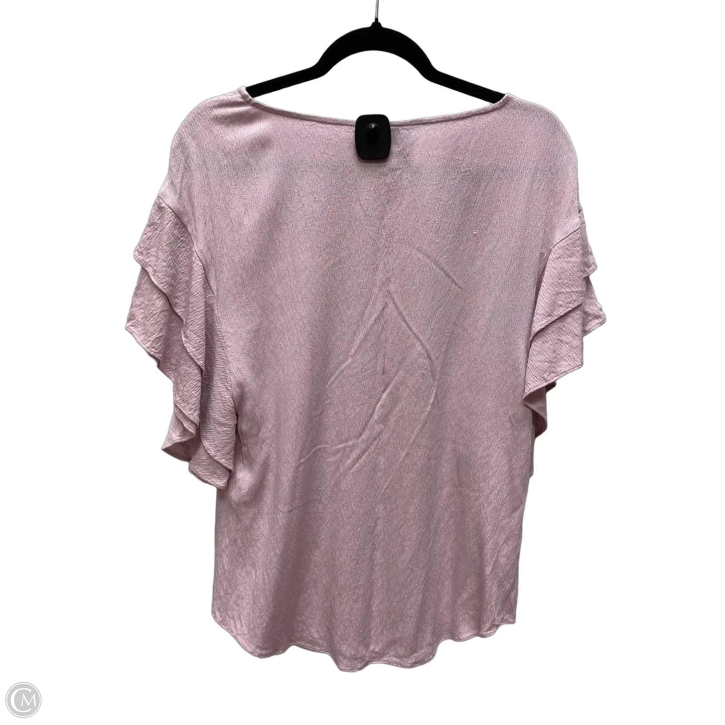 Top Short Sleeve By Chicos In Purple, Size: S