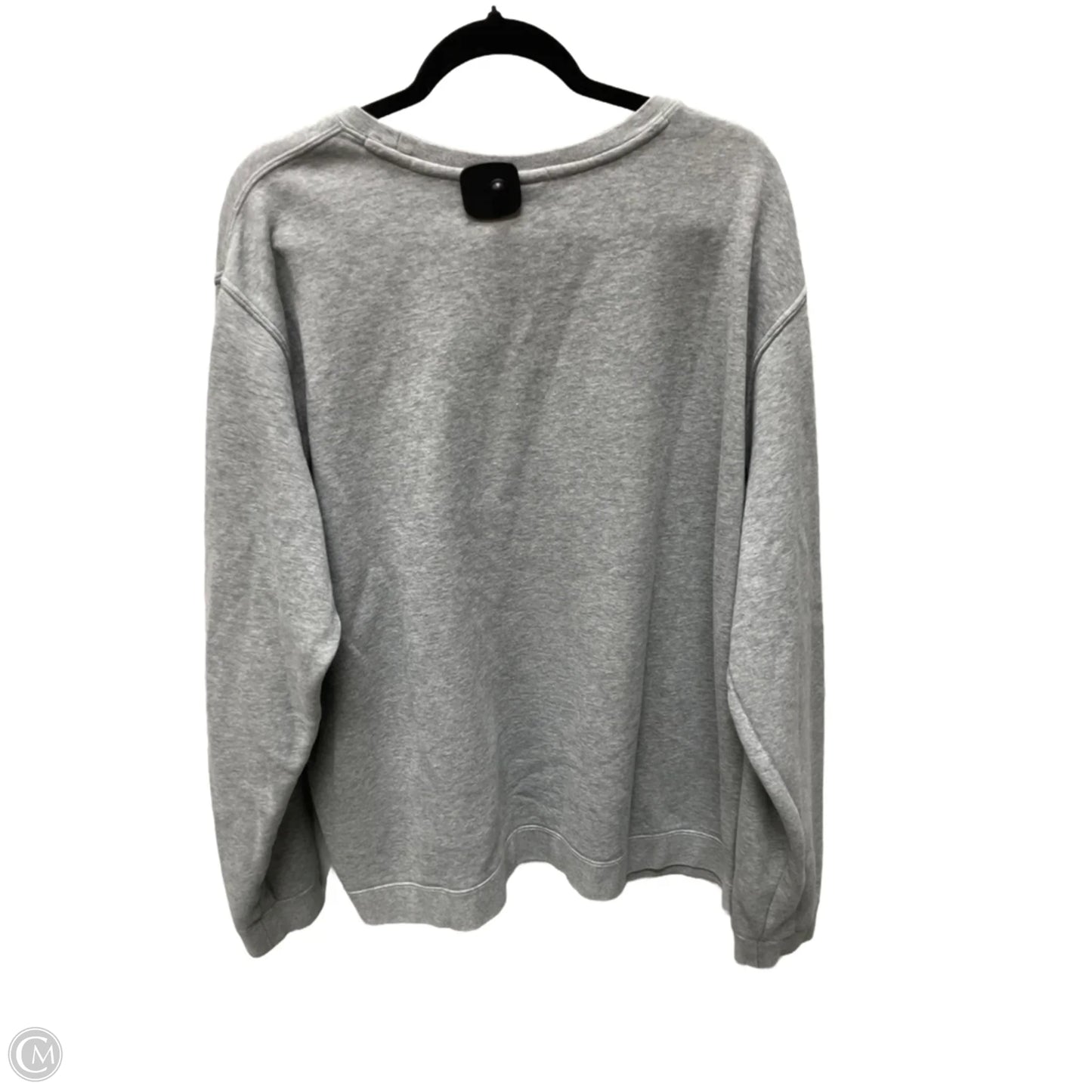 Sweatshirt Crewneck By Nike In Grey, Size: 2x