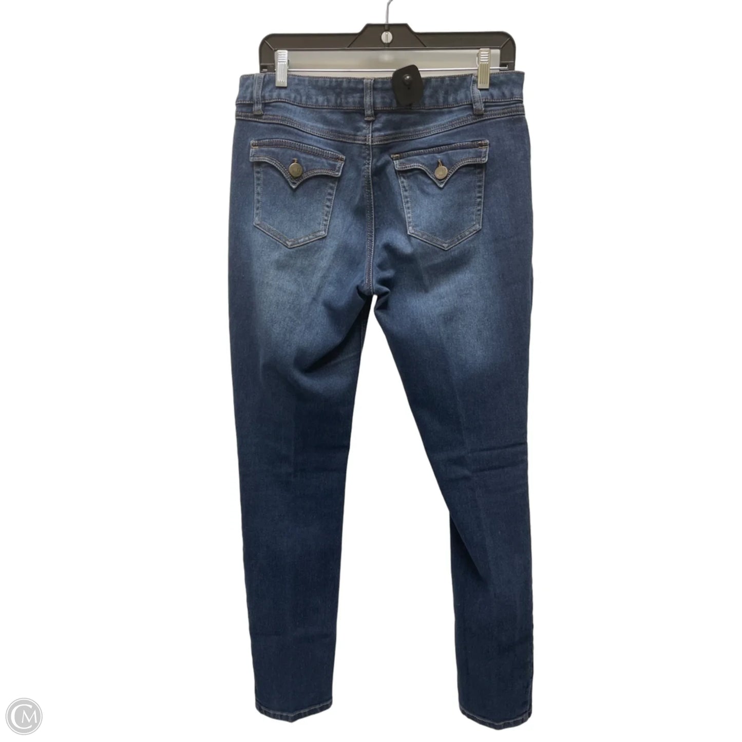 Jeans Straight By D Jeans In Blue Denim, Size: 12