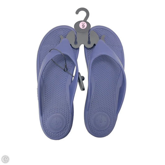 Sandals Flip Flops By Totes In Navy, Size: 9