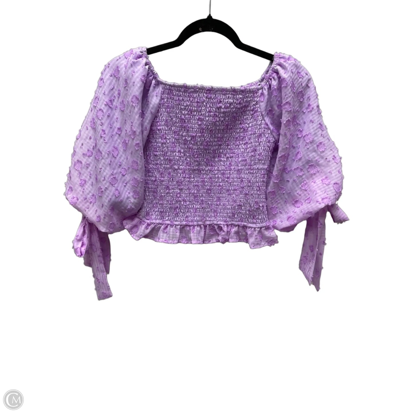 Top Short Sleeve By Clothes Mentor In Purple, Size: S