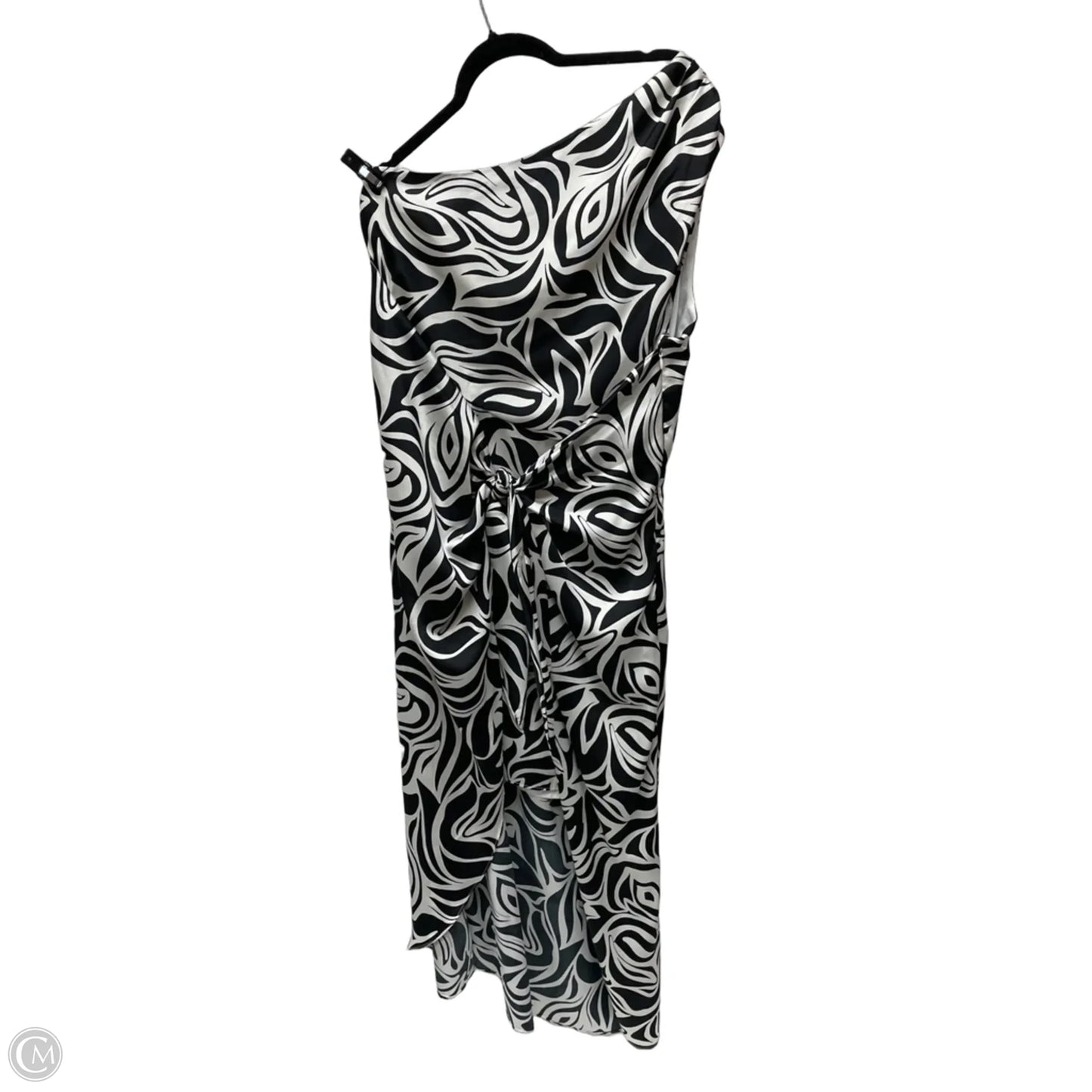 Dress Casual Maxi By Donna Morgan In Black & Cream, Size: Xl