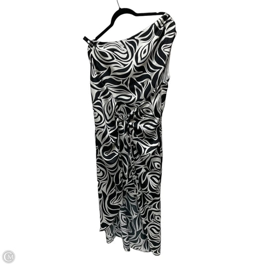 Dress Casual Maxi By Donna Morgan In Black & Cream, Size: Xl