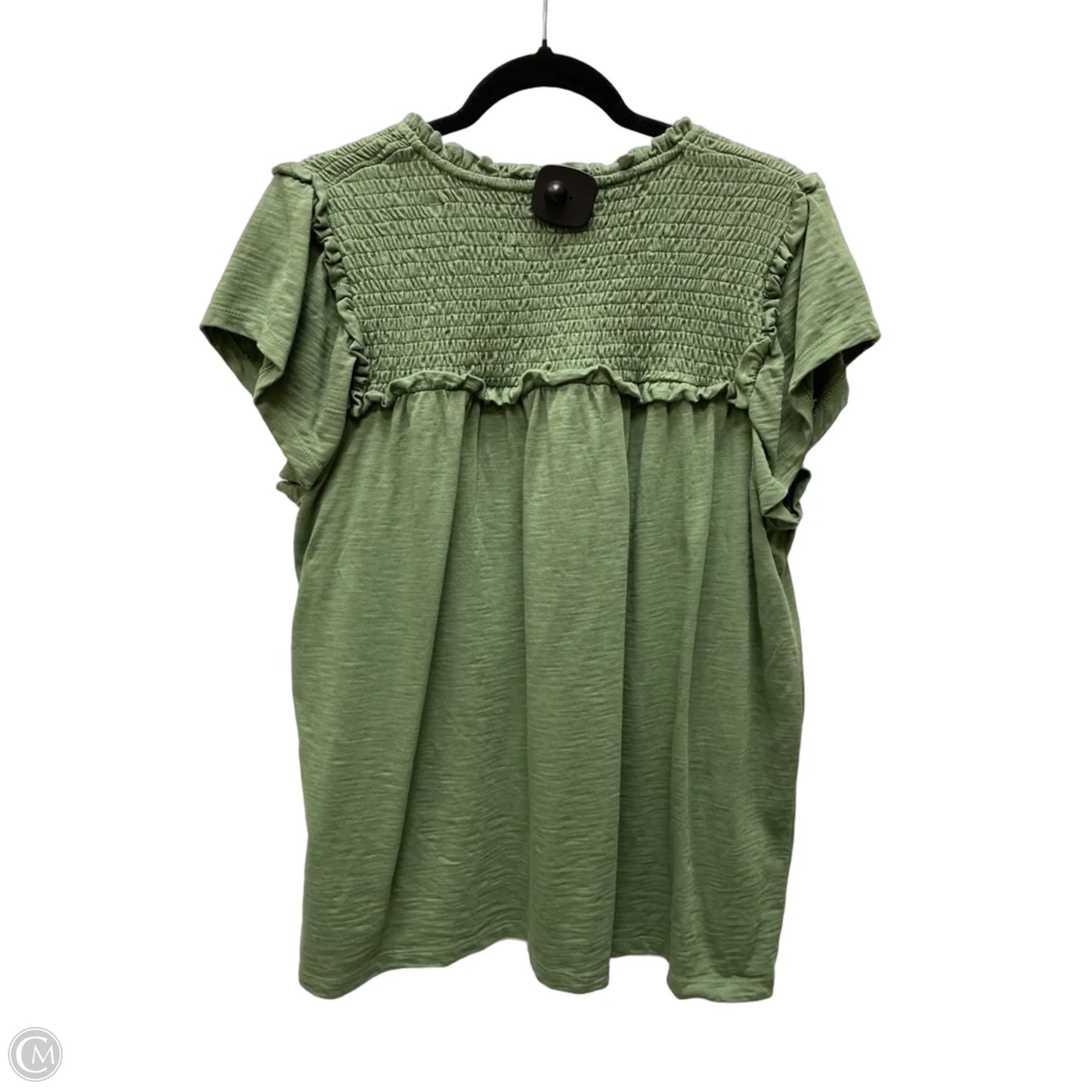 Top Short Sleeve By Crown And Ivy In Green, Size: Xl