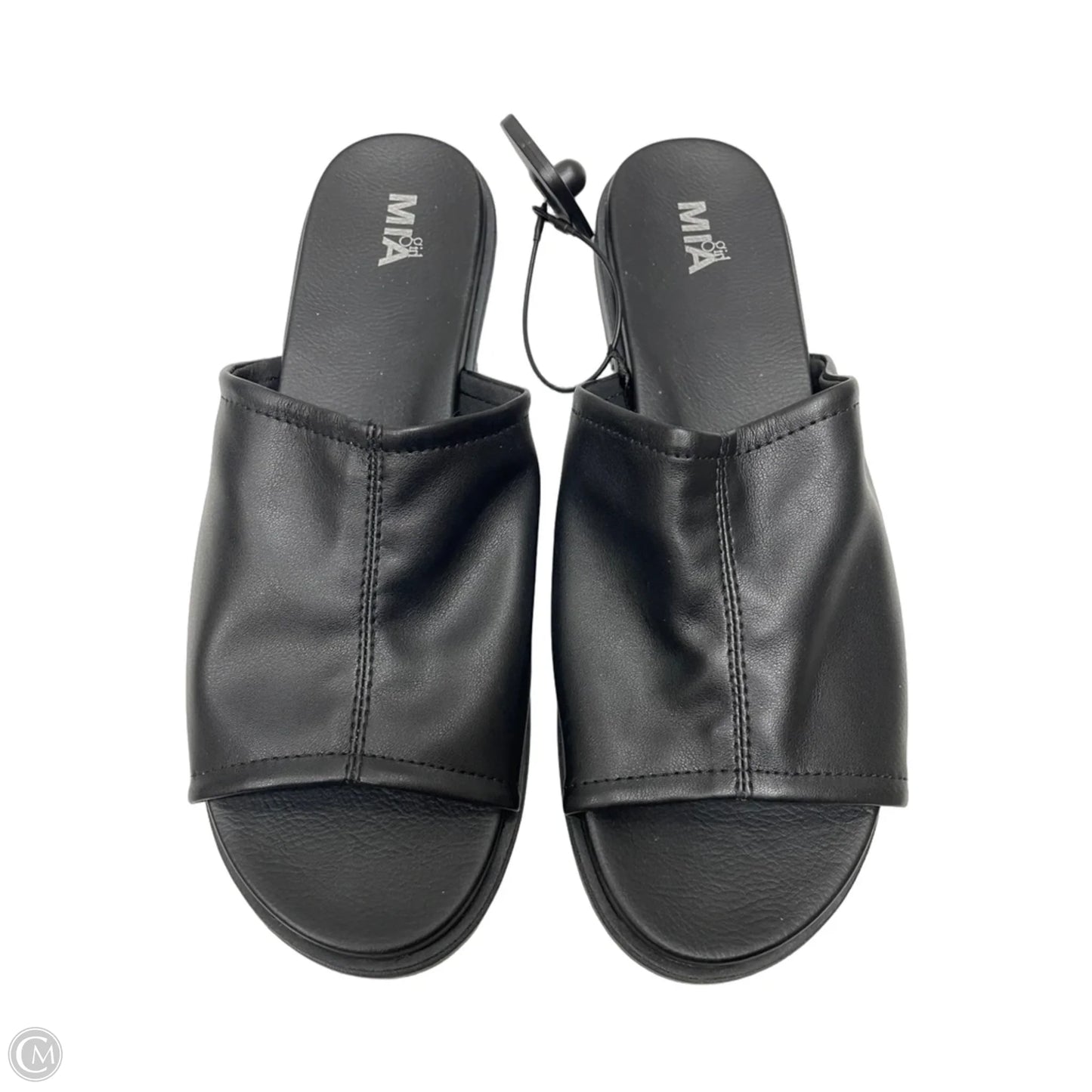 Sandals Flats By Mia In Black, Size: 10