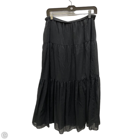 Skirt Maxi By Talbots In Black, Size: 8