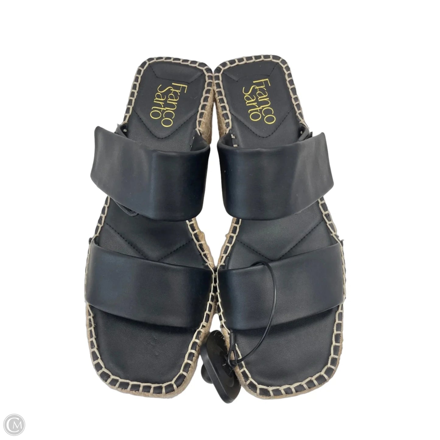 Sandals Heels Wedge By Franco Sarto In Black, Size: 8