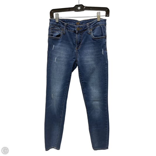 Jeans Skinny By Kut In Blue Denim, Size: 4