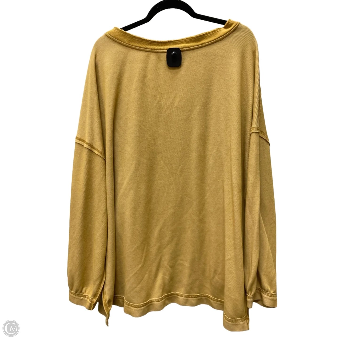 Sweatshirt Crewneck By Clothes Mentor In Yellow, Size: L
