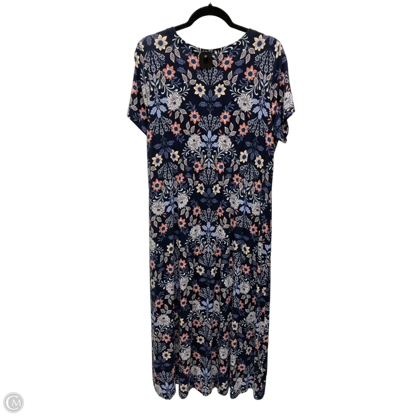 Dress Casual Maxi By J. Jill In Floral Print, Size: L