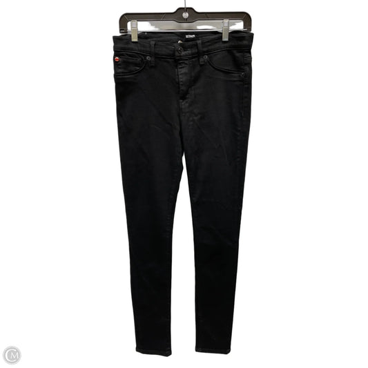 Jeans Skinny By Hudson In Black Denim, Size: 6