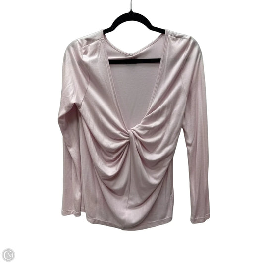 Athletic Top Long Sleeve Crewneck By Athleta In Pink, Size: M