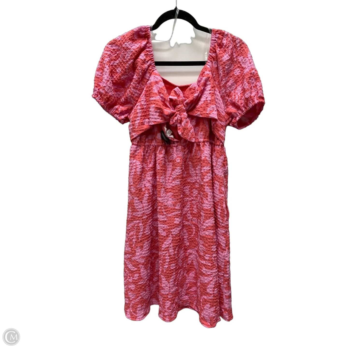 Dress Casual Short By Time And Tru In Pink & Red, Size: S