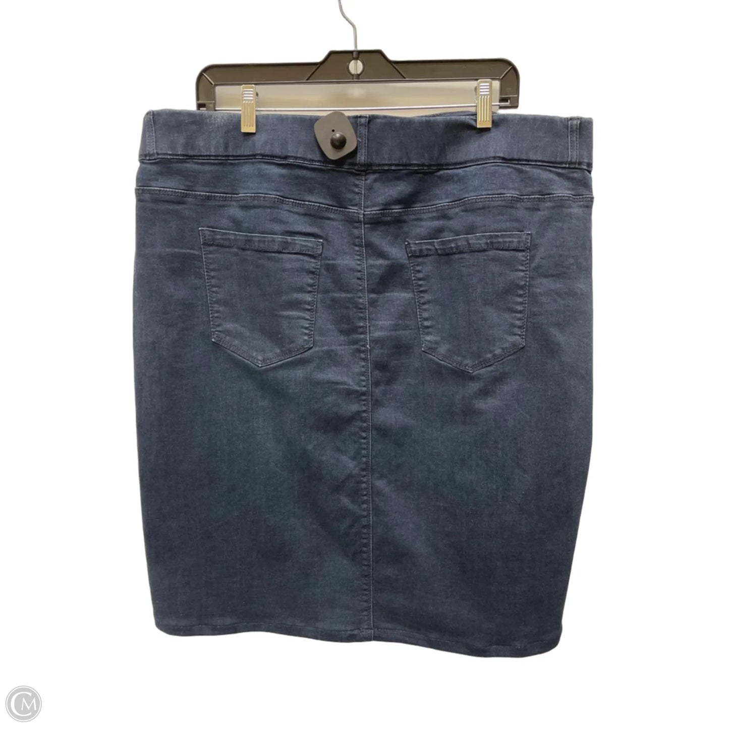 Skirt Mini & Short By steez In Blue Denim, Size: 16