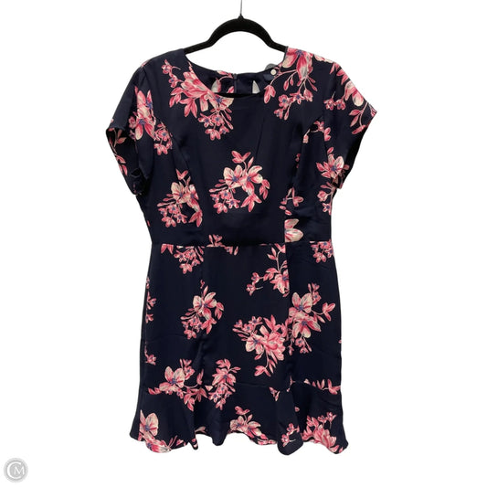 Dress Casual Short By Clothes Mentor In Floral Print, Size: Xl