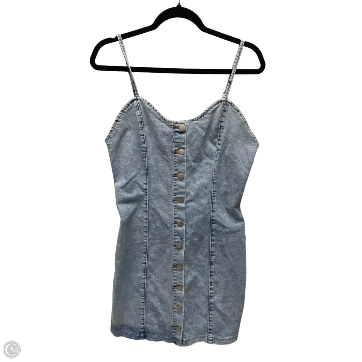 Dress Casual Short By Shein In Blue Denim, Size: Xl