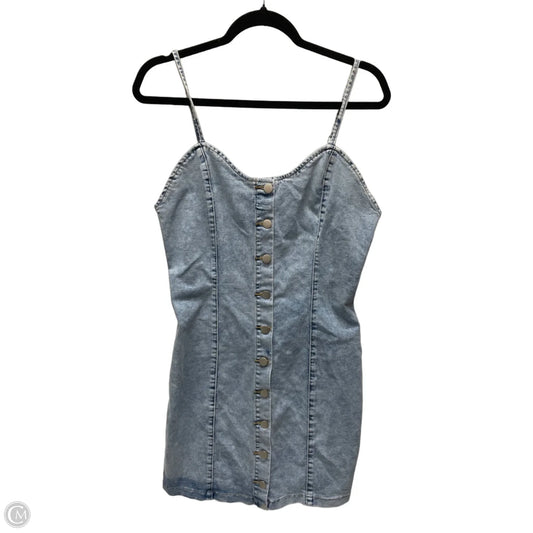 Dress Casual Short By Shein In Blue Denim, Size: Xl