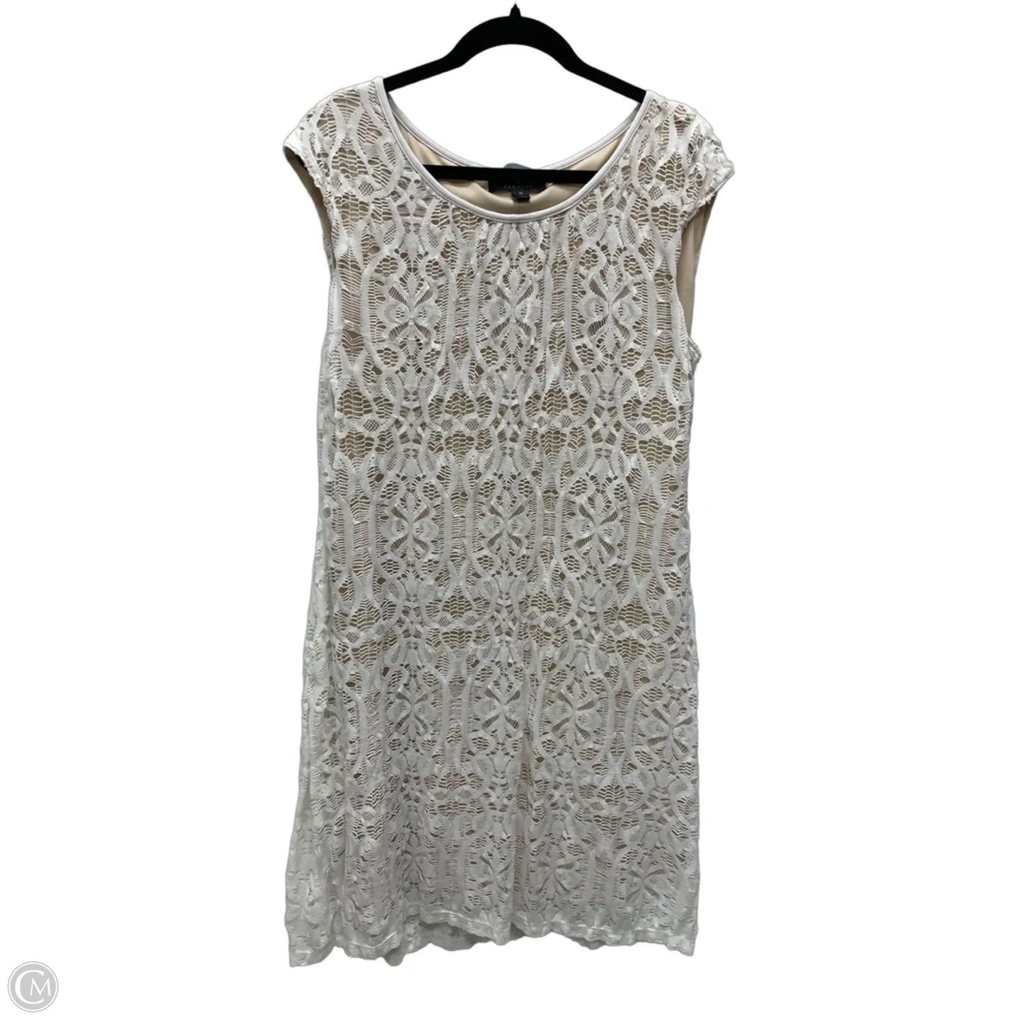 Dress Work By Connected Apparel In Cream, Size: Xl