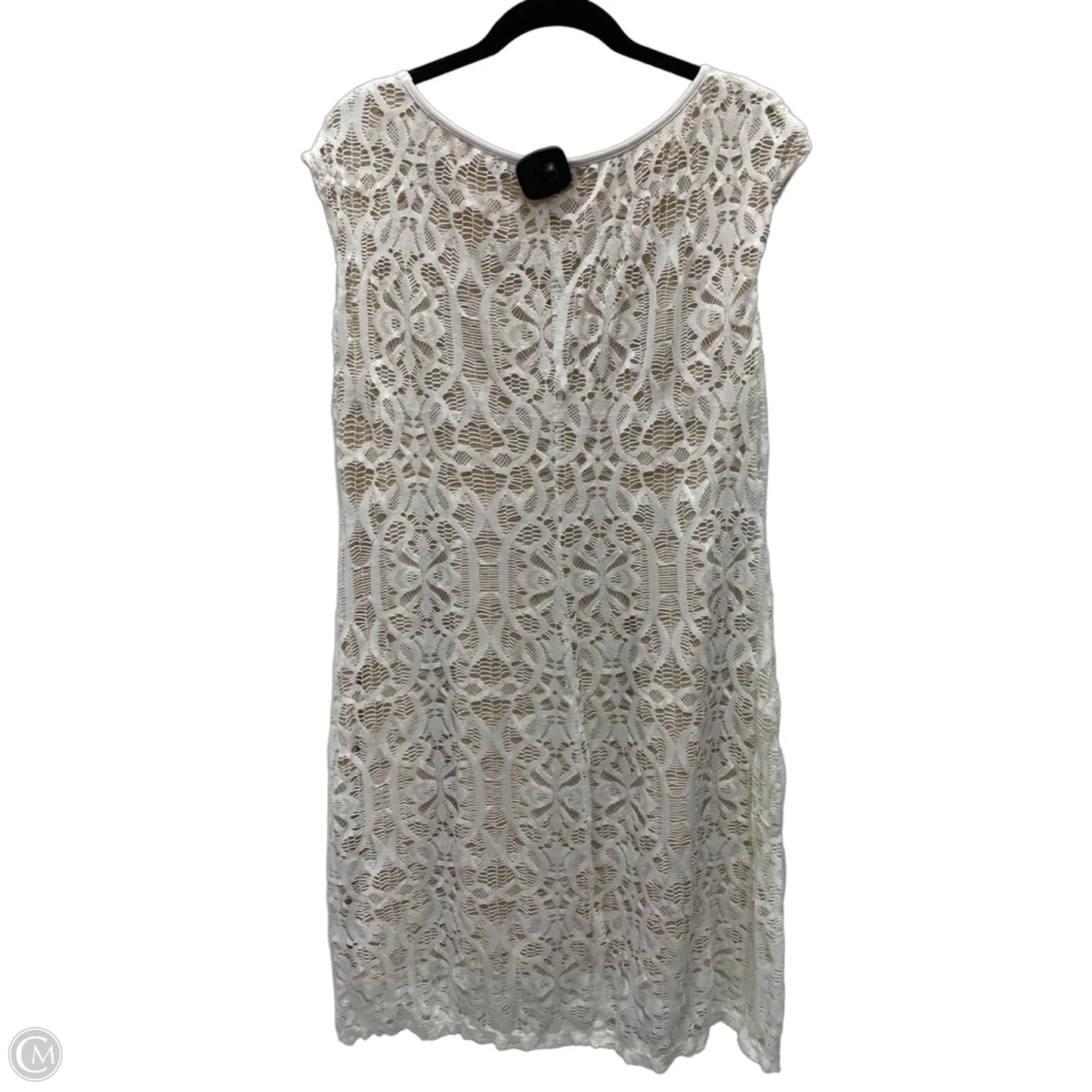 Dress Work By Connected Apparel In Cream, Size: Xl