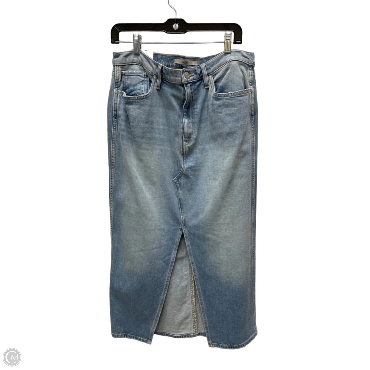Skirt Maxi By Hudson In Blue Denim, Size: 18