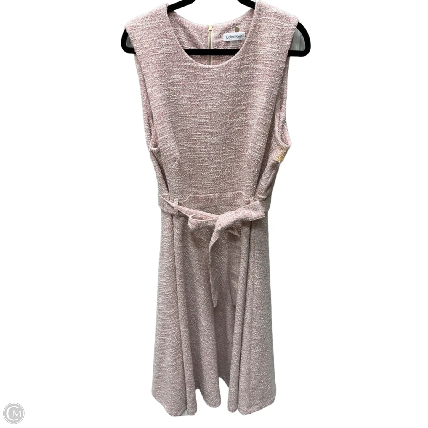 Dress Casual Short By Calvin Klein In Pink, Size: 1x