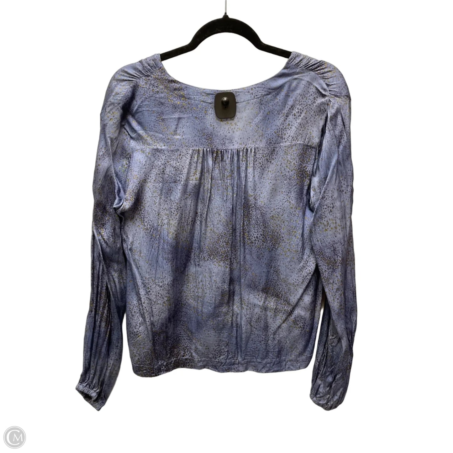 Blouse Long Sleeve By Clothes Mentor In Animal Print, Size: M