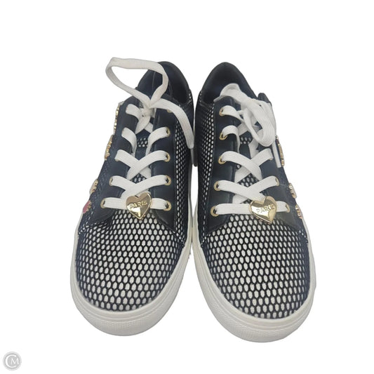 Shoes Designer By Karl Lagerfeld In Black & White, Size: 9