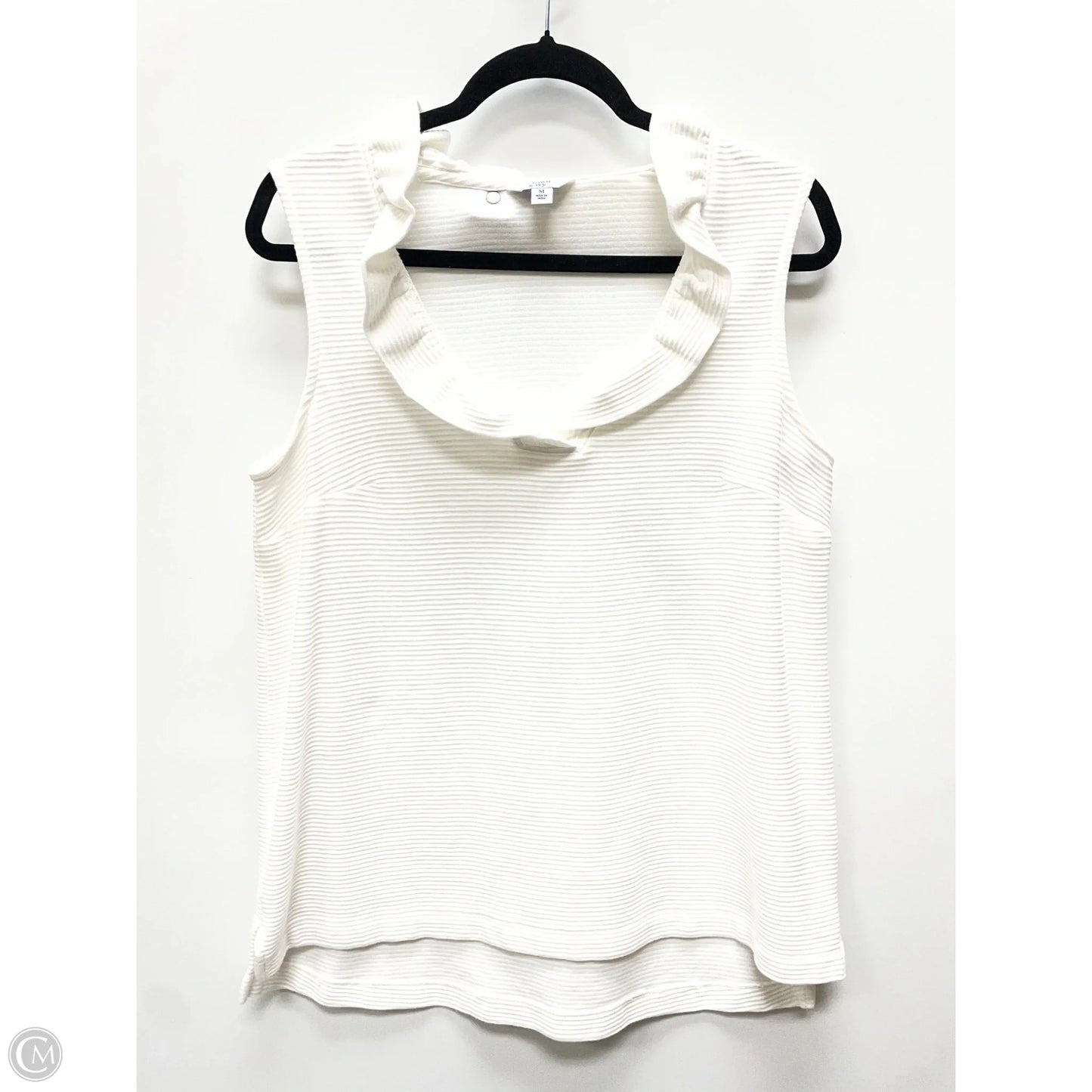 Top Sleeveless By Crown And Ivy In Cream, Size: M