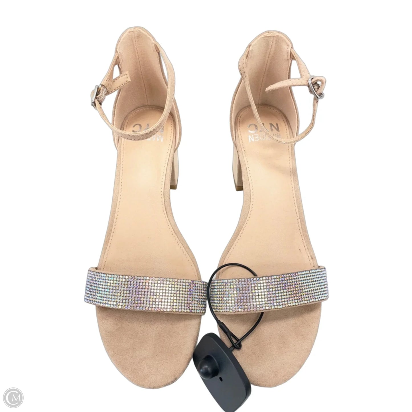 Sandals Heels Block By Madden Nyc In Pink, Size: 7.5