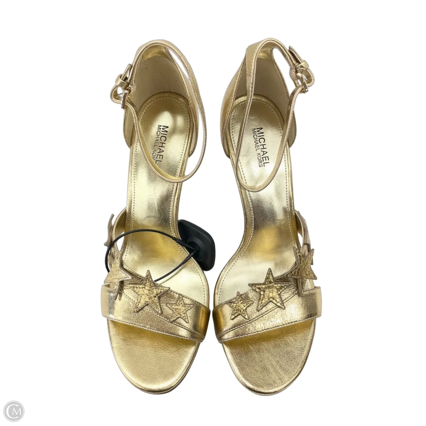 Sandals Designer By Michael Kors In Gold, Size: 7.5