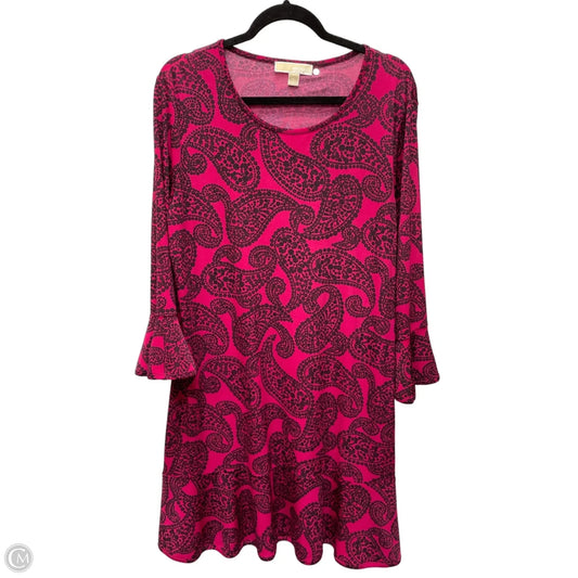 Dress Casual Short By Michael By Michael Kors In Floral Print, Size: Xl